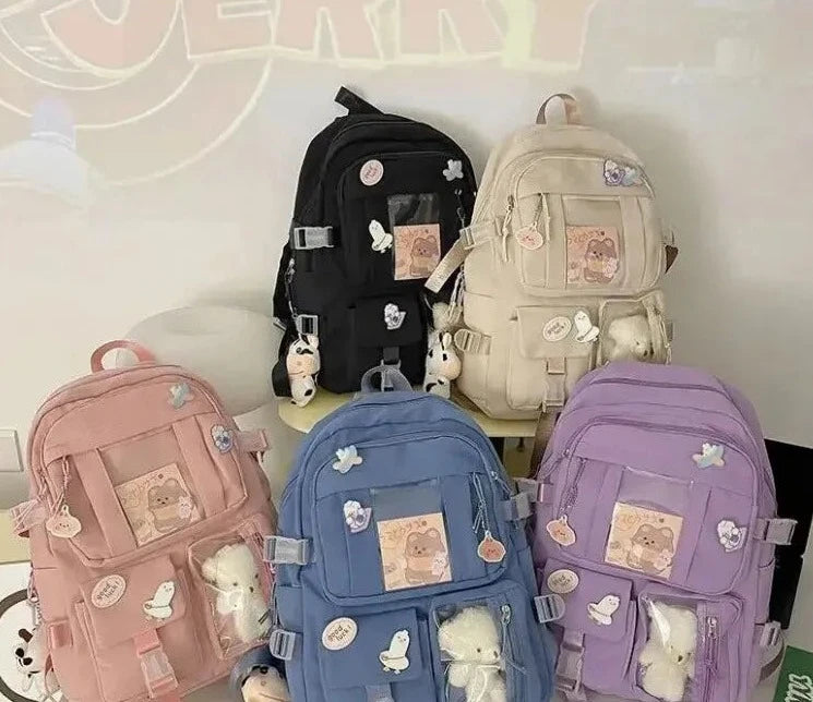 Mochila Bear estética Kawaii